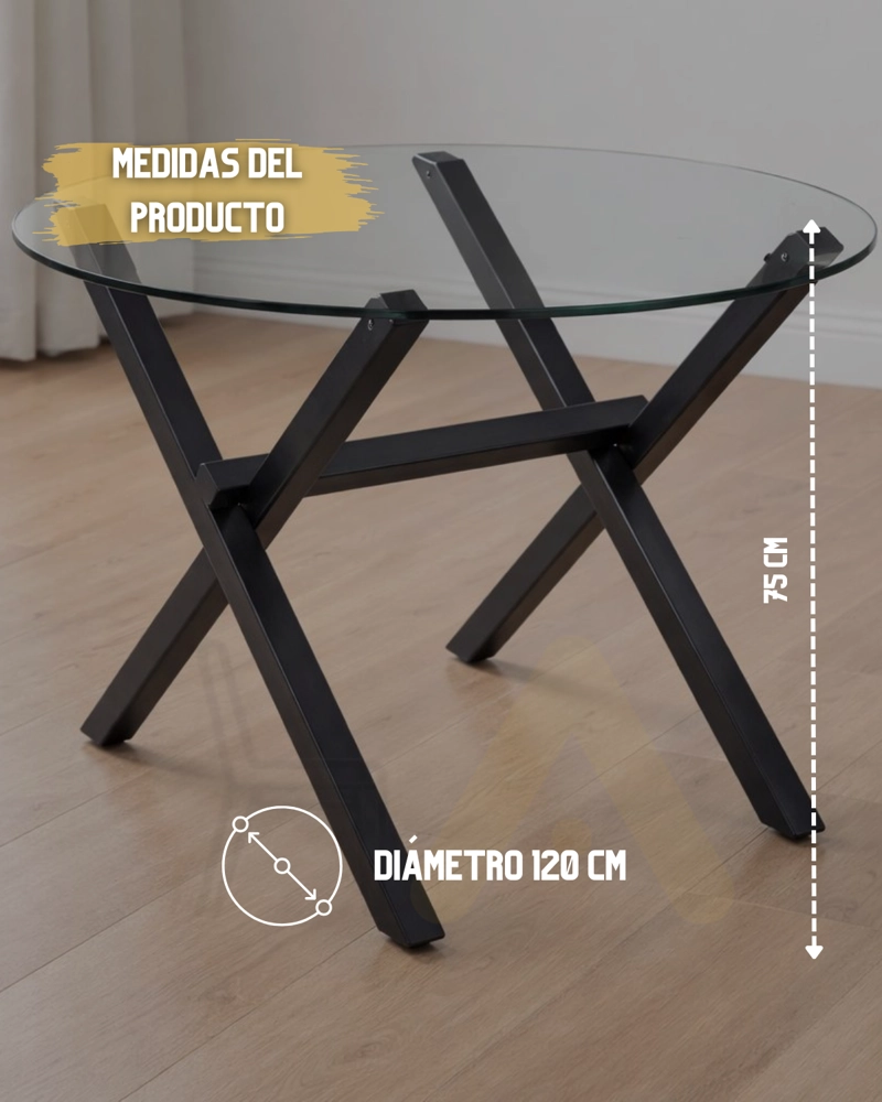 JUEGO DE COMEDOR 5 PUESTOS VINTAGE X - 8