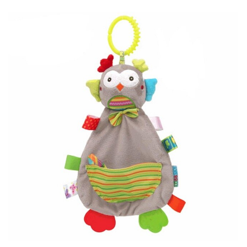 PELUCHE JUGUETE SONAJERO MORDEDOR MOVIL COLGANTE COCHECITO Gris