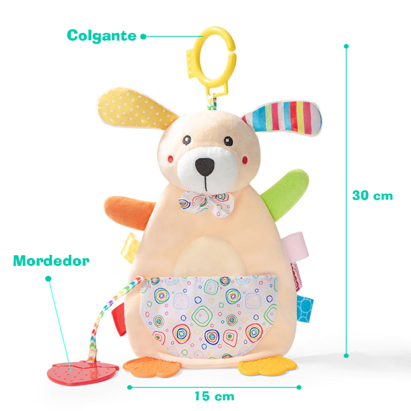 PELUCHE JUGUETE SONAJERO MORDEDOR MÓVIL COLGANTE COCHECITO - 2
