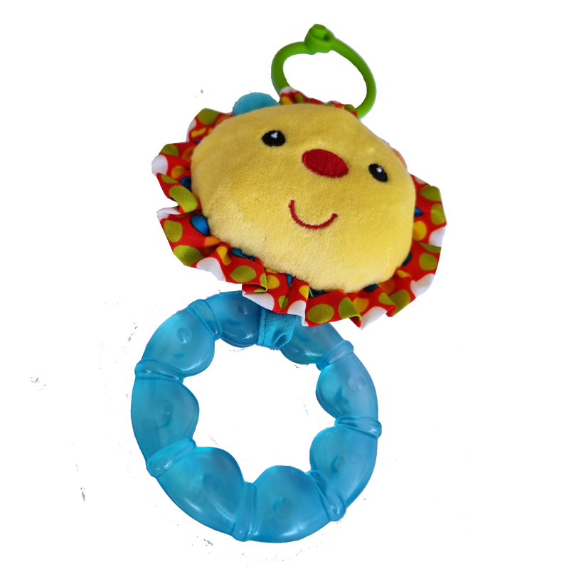 SONAJERO PELUCHE MORDEDOR AGUA RASCA ENCIAS DENTINCION BEBÉ - 3