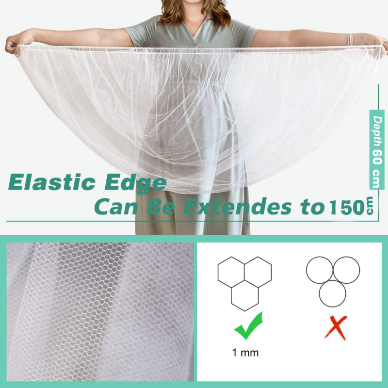 MOSQUITERA UNIVERSAL PARA COCHECITO PORTABEBES Y MOISES - 3