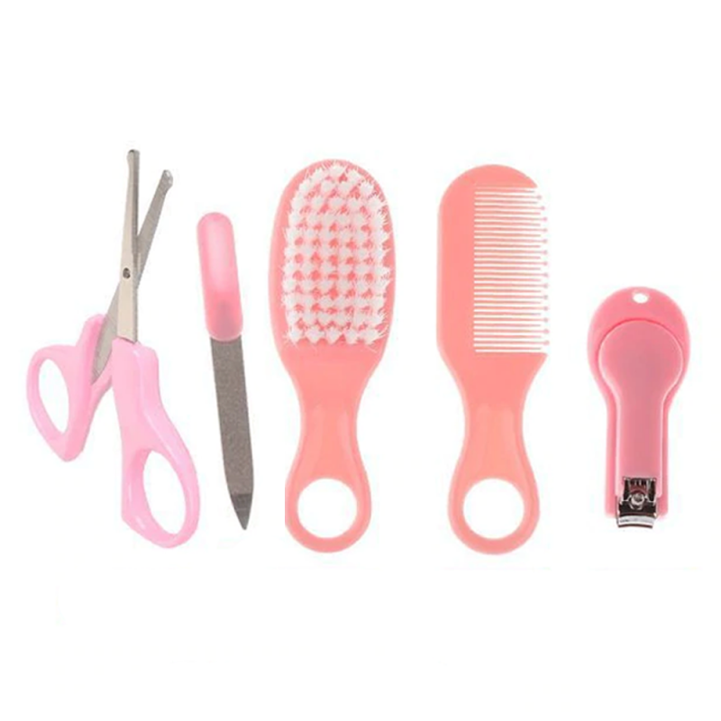 SET MANICURE CHIQUILLOS.CL CUIDADOS BEBE 5 EN 1 CORTAUÑAS PEINE CEPILLO - 2
