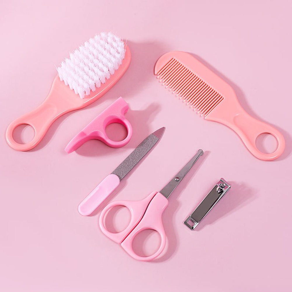 SET MANICURE CHIQUILLOS.CL CUIDADOS BEBE 5 EN 1 CORTAUÑAS PEINE CEPILLO - 4