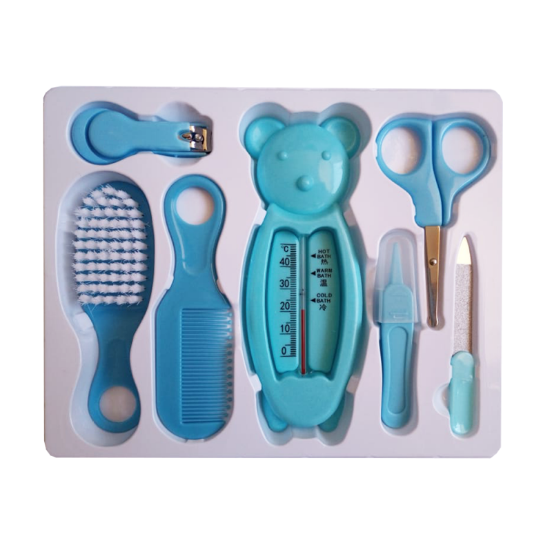 SET MANICURE CHIQUILLOS.CL CUIDADOS BEBE 7 EN 1 CORTAUÑAS PEINE TERMOMETRO - 1