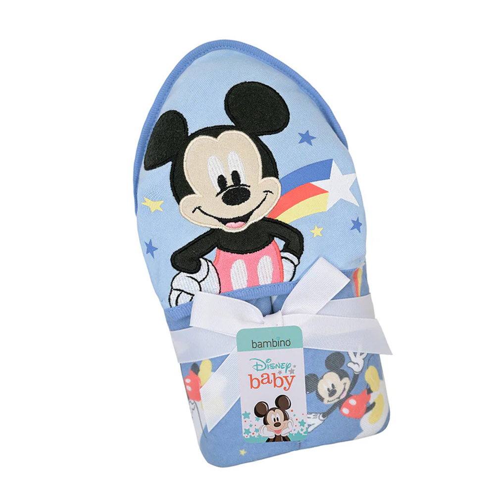 TOALLA CAPUCHA DE BAÑO BAMBINO DISNEY PARA BEBÉ NIÑOS - 1