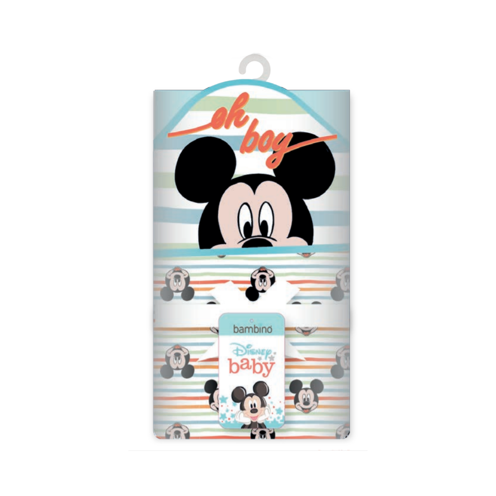 TOALLA CAPUCHA DE BAÑO BAMBINO DISNEY PARA BEBÉ NIÑOS - 2