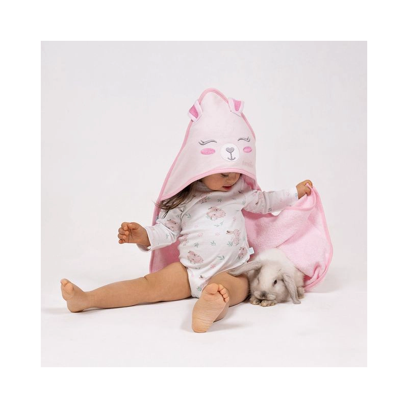 TOALLA CAPUCHA DE BAÑO BAMBINO PARA BEBE GUAGUA NIÑOS - 4