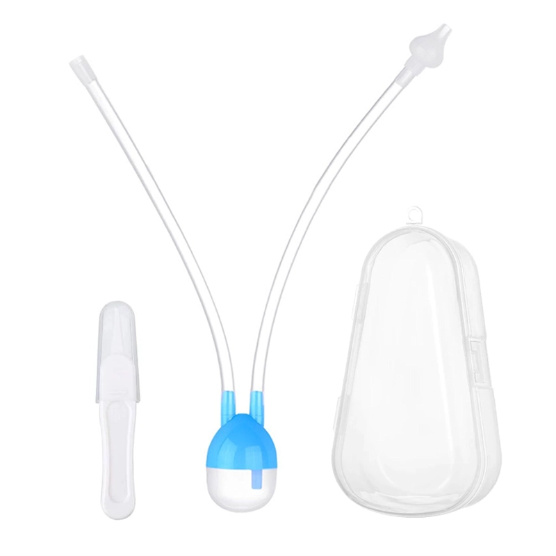ASPIRADOR NASAL CHIQUILLOS.CL SILICONA SUCCIÓN LIMPIADOR NARIZ BEBE + CAJA - 1
