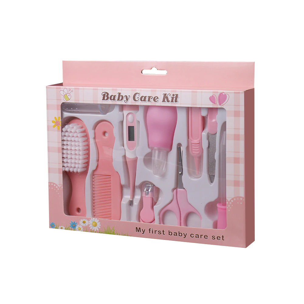 SET CHIQUILLOS.CL CUIDADOS BEBE 10 EN 1 MANICURE PEINE TERMOMETRO MEDICINA - 1