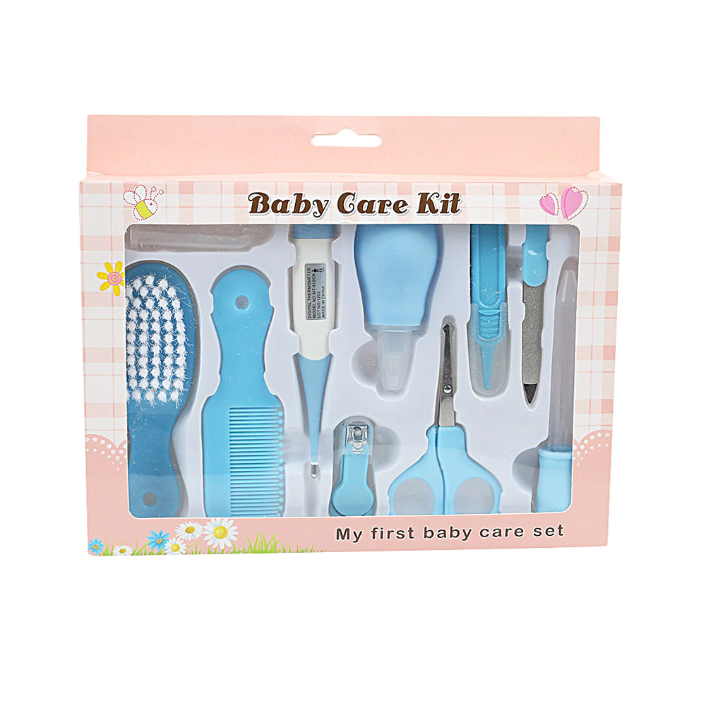 SET CHIQUILLOS.CL CUIDADOS BEBE 10 EN 1 MANICURE PEINE TERMOMETRO MEDICINA - 2