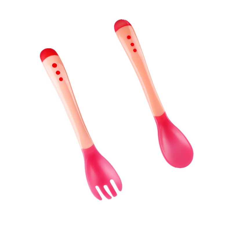 SET CHIQUILLOS.CL UTENSILIOS COMER TENEDOR CUCHARA BEBÉS - 1