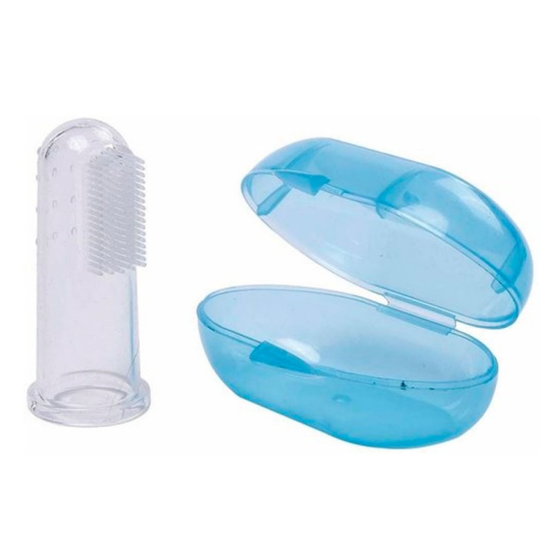 CEPILLO DIENTES CHIQUILLOS.CL BEBE TIPO DEDAL MASAJEADOR ENCIAS CON CAJA - 1