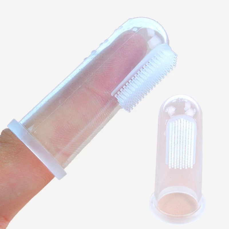 CEPILLO DIENTES CHIQUILLOS.CL BEBE TIPO DEDAL MASAJEADOR ENCIAS CON CAJA - 2