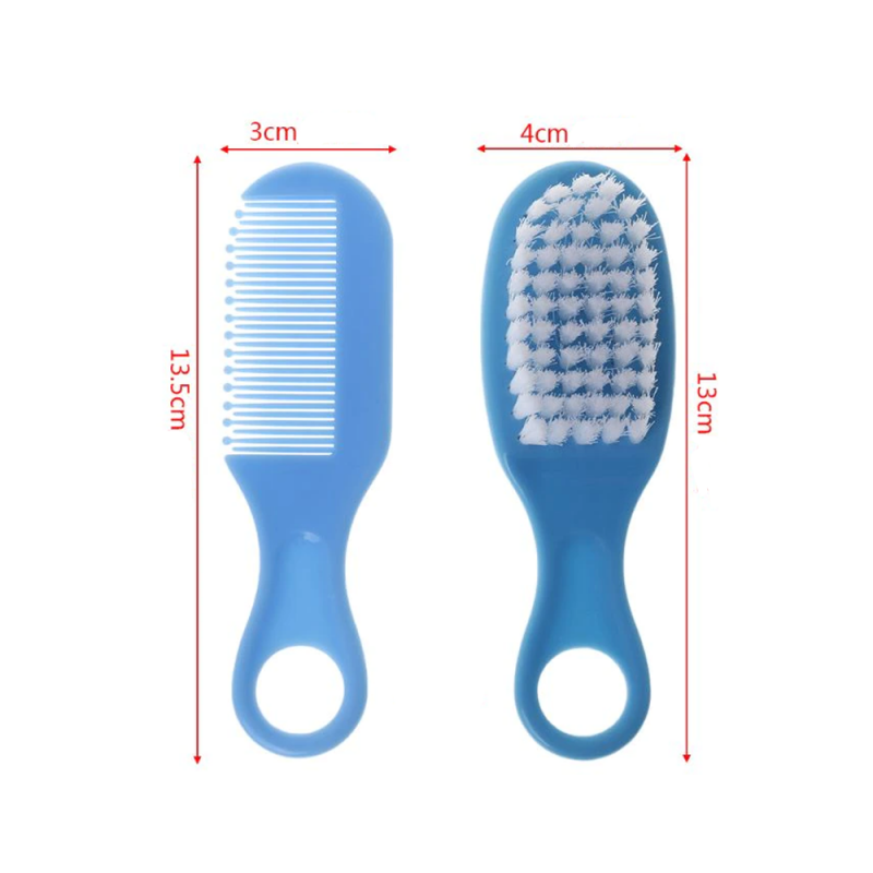 SET CHIQUILLOS.CL PEINE CEPILLO SUAVE RECIÉN NACIDO HIGIENE CUIDADOS BEBE - 4