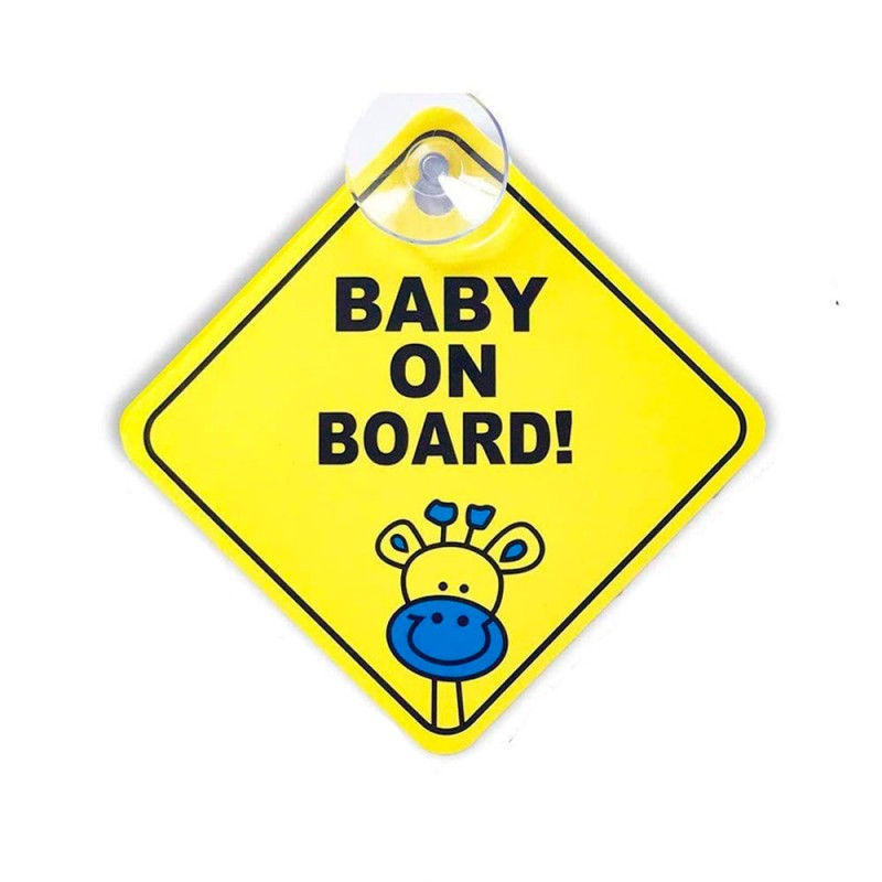 PEGATINA AUTOADHESIVA SEÑAL DE BEBE ABORDO PARA COCHES AUTOS - 1