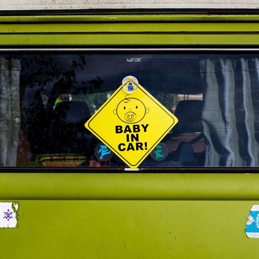 PEGATINA AUTOADHESIVA SEÑAL DE BEBE ABORDO PARA COCHES AUTOS - 4