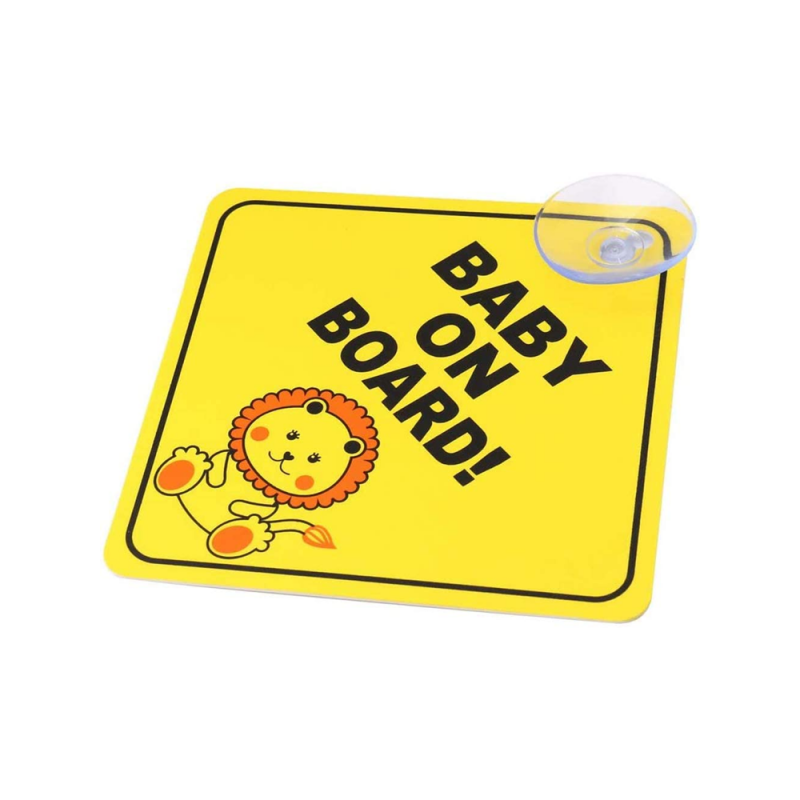 PEGATINA AUTOADHESIVA SEÑAL DE BEBE ABORDO PARA COCHES AUTOS - 4