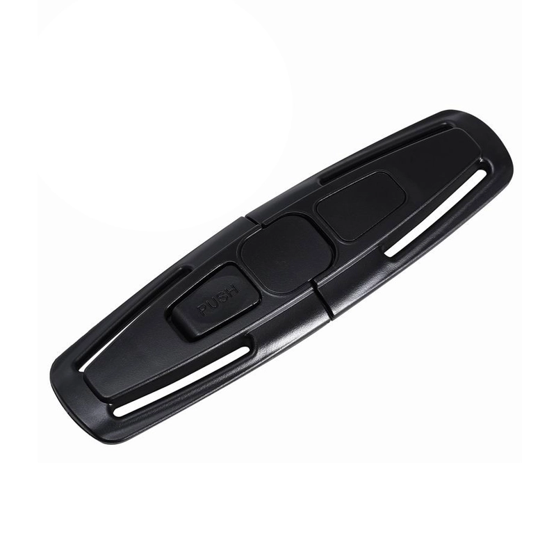 CLIP CHIQUILLOS.CL HEBILLA AJUSTADOR CINTURON SILLA AUTO SEGURIDAD BEBÉ NEGRO - 1