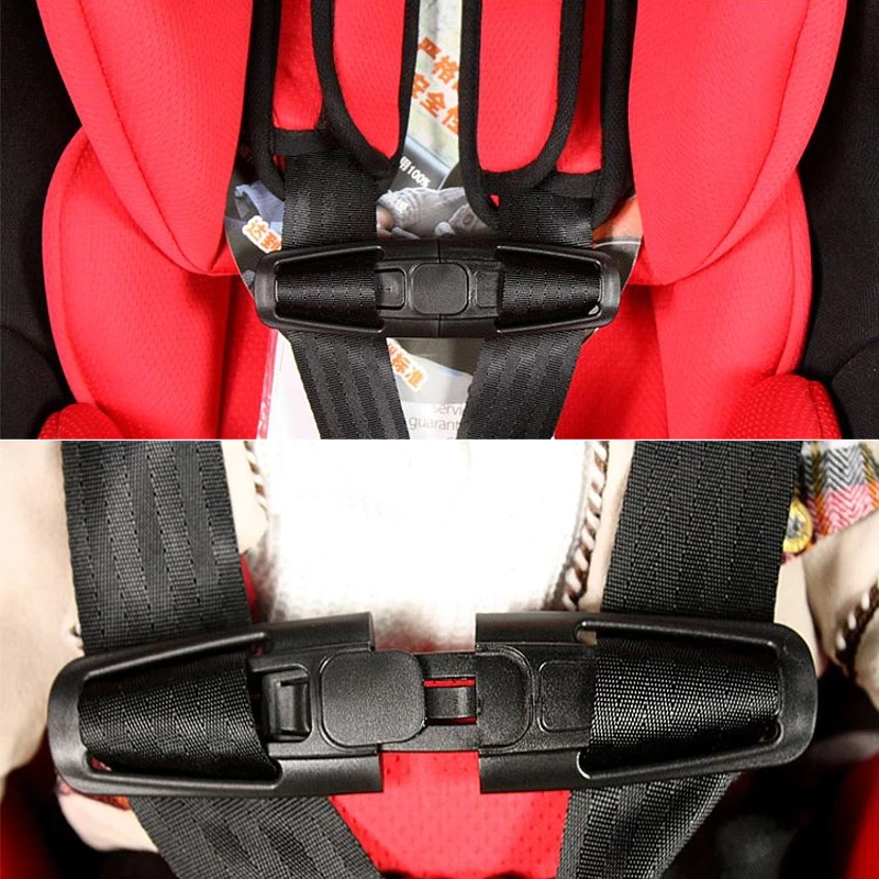 CLIP CHIQUILLOS.CL HEBILLA AJUSTADOR CINTURON SILLA AUTO SEGURIDAD BEBÉ NEGRO - 3