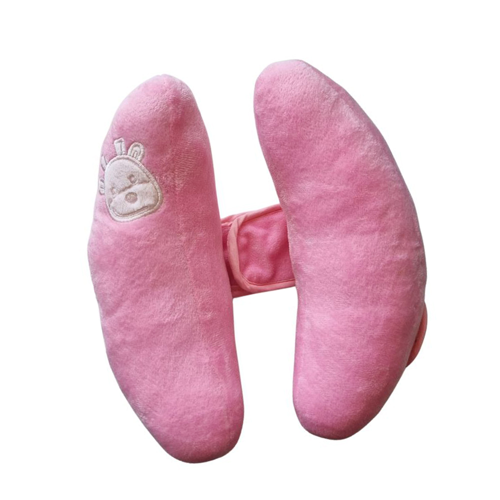 COJIN APOYA CABEZA CUELLO PARA ASIENTO DE AUTO PARA BEBE Rosa
