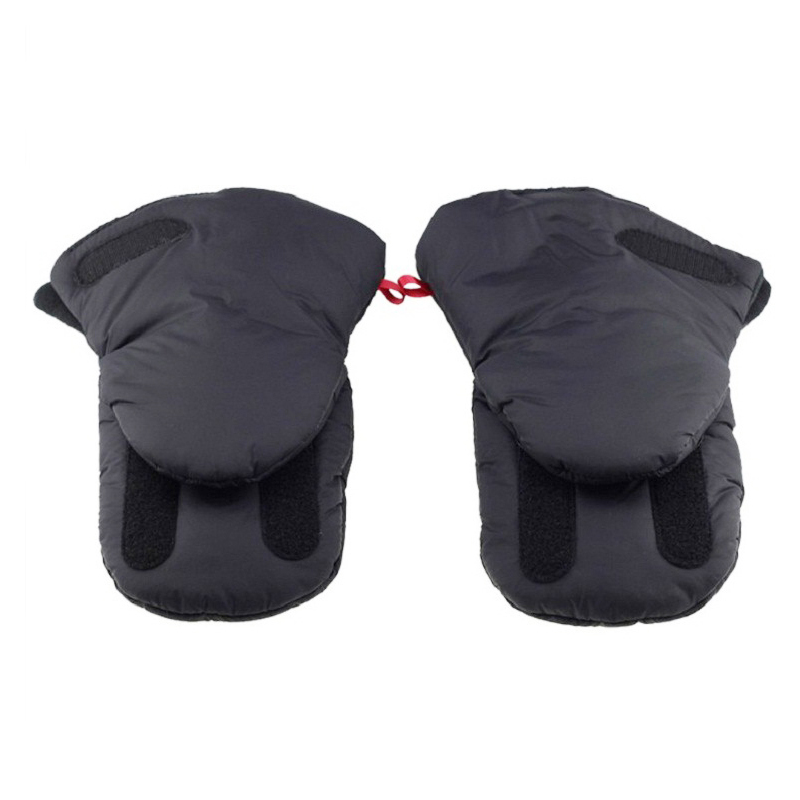 GUANTES CHIQUILLOS.CL INVIERNO COCHECITO BEBÉ MANGUITO MANO NEGRO - 2