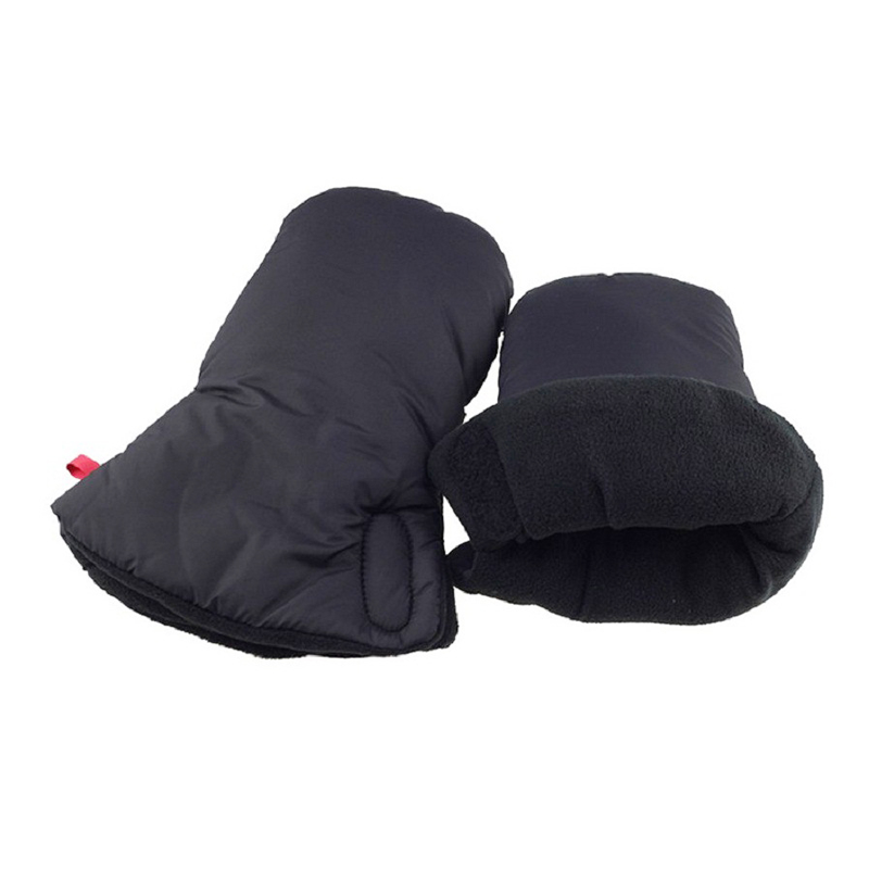 GUANTES CHIQUILLOS.CL INVIERNO COCHECITO BEBÉ MANGUITO MANO NEGRO - 3