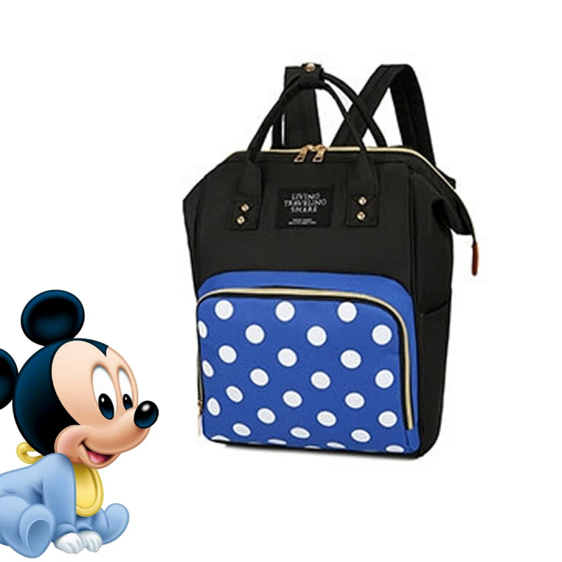 MOCHILA MATERNAL DISNEY BOLSO PAÑALERA MULTIFUNCIONAL BEBE - 1