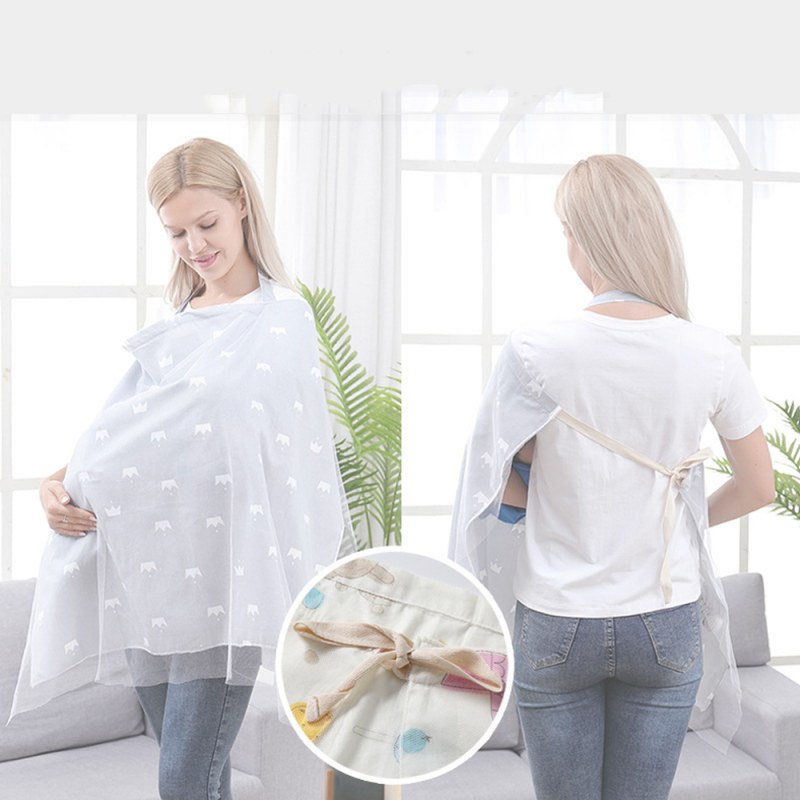 MANTA LACTANCIA BEBE PAÑUELO TOALLA CON MOSQUITERA MULTIUSO - 5