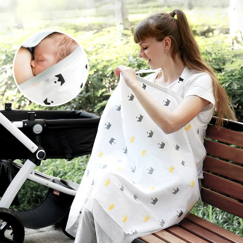 MANTA LACTANCIA BEBE PAÑUELO TOALLA CON MOSQUITERA MULTIUSO - 5