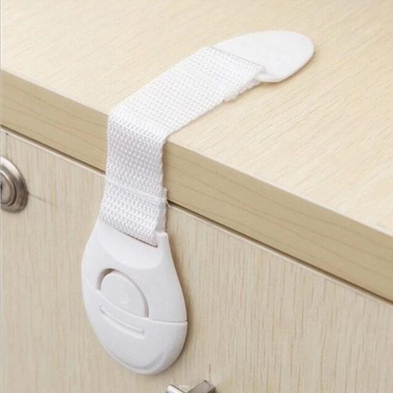 CERRADURA PROTECCION CAJONES CHIQUILLOS.CL BLANCO BEBE TRABAPUERTAS SEGURIDAD - 5