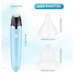 ASPIRADOR NASAL ELECTRICO PARA BEBE SACA MOCOS RECARGABLE - 3