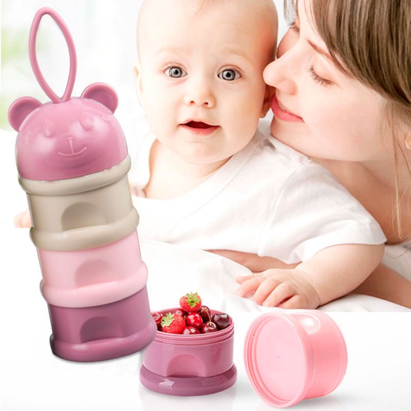 DOSIFICADOR CHIQUILLOS.CL LECHE EN POLVO CONTENEDOR ENVASE DISPENSADOR CELESTE - 2