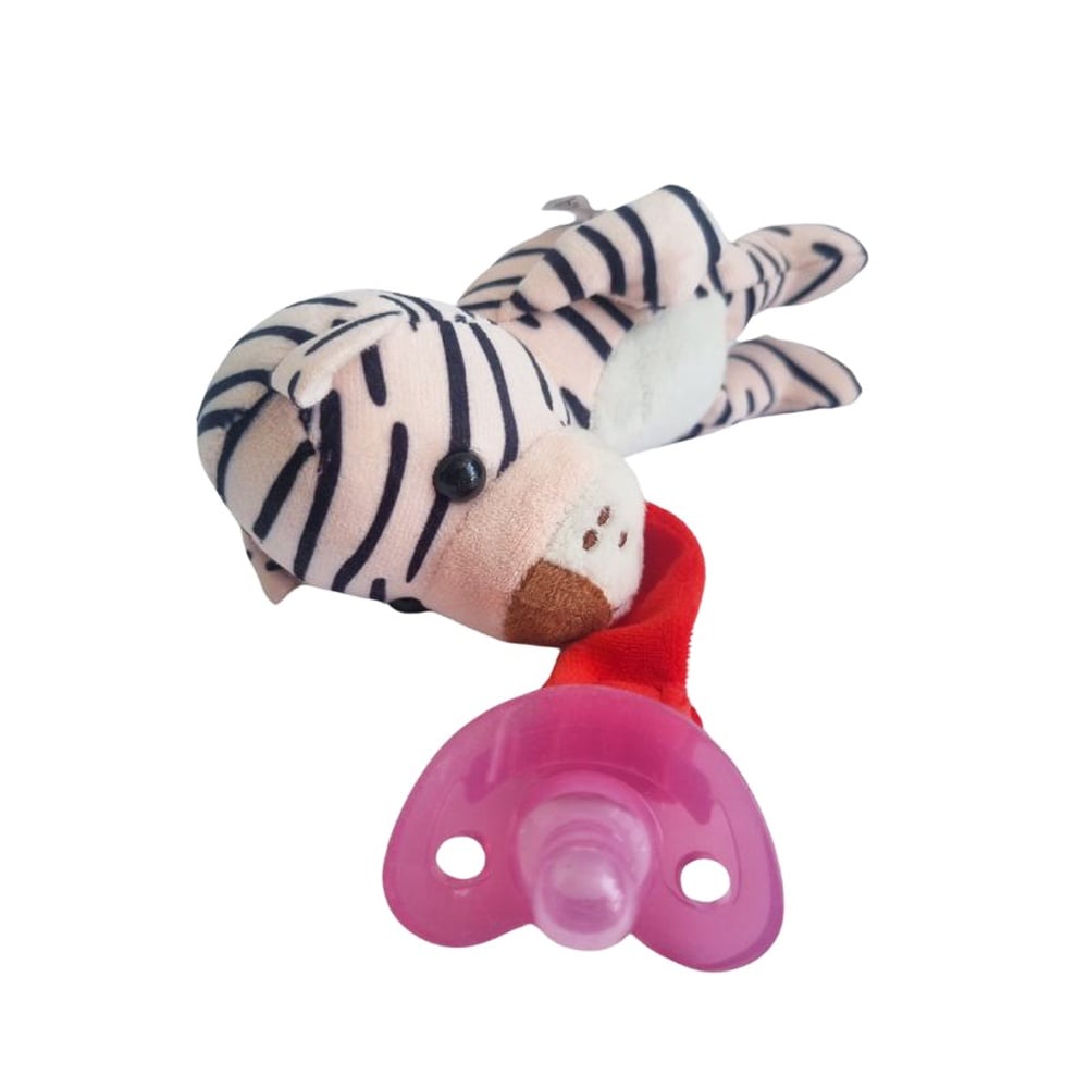 SUJETA CHUPETE CHIQUILLOS.CL PORTA CHUPETE PELUCHE APEGO + CHUPETE AGUA - 3