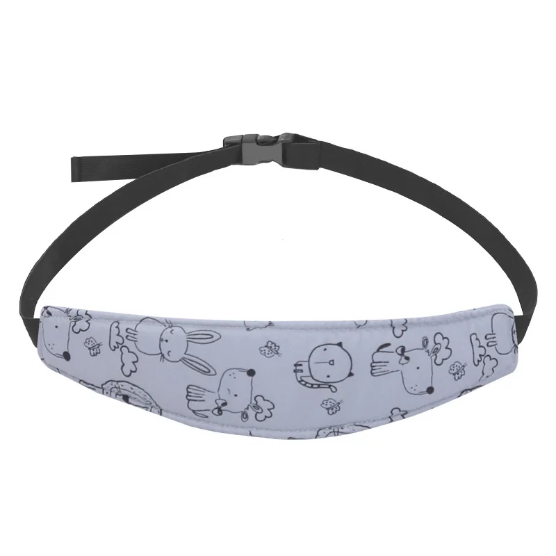 SOPORTE SUJETA CABEZA SILLA AUTO BEBÉ GUAGUA NIÑOS GRIS - 1