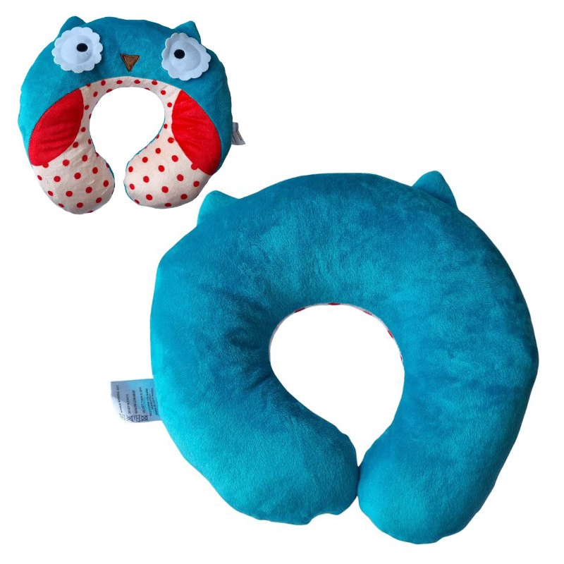 COJIN U CUELLO ALMOHADA CERVICAL COCHECITO VIAJE BEBE NIÑOS - 3