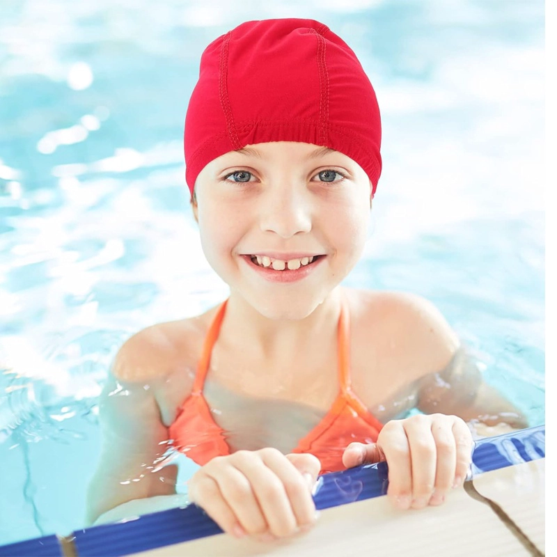 GORRO DE NATACION UNISEX LICRA PISCINA BAÑO PARA  NIÑO - 3