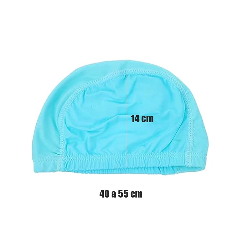 GORRO DE NATACION UNISEX LICRA PISCINA BAÑO PARA  NIÑO - 4