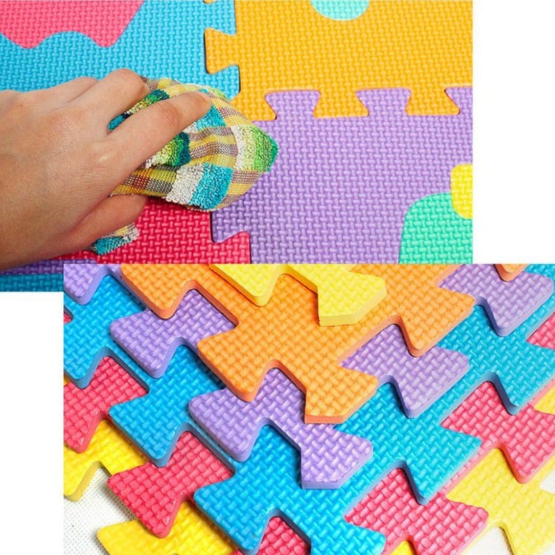 PACK PISO PUZZLE ALFOMBRA GOMA EVA ANTIGOLPES LETRAS BEBE - 4