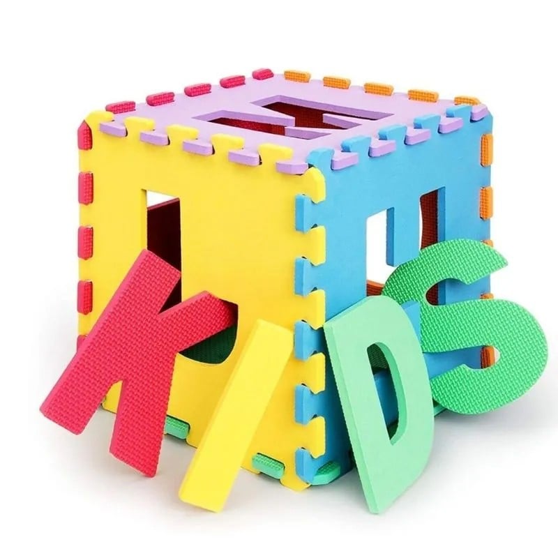 PACK PISO PUZZLE ALFOMBRA GOMA EVA ANTIGOLPES LETRAS BEBE - 5