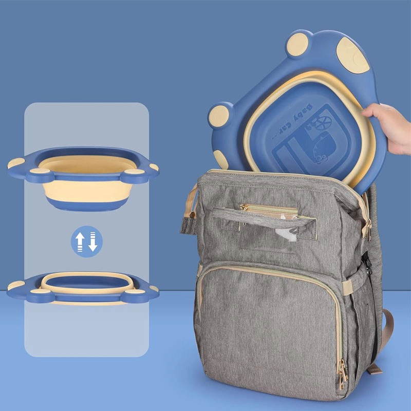 TINA PORTATIL PLEGABLE MINI BAÑERA LAVABO PARA BEBE GUAGUA - 3