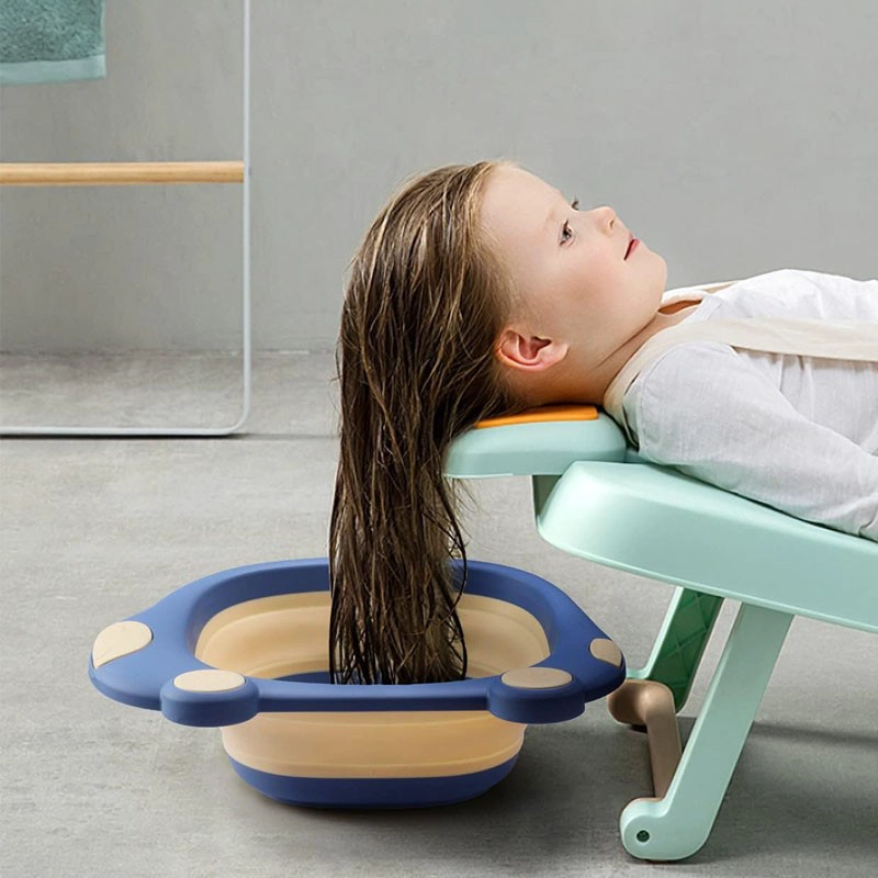 TINA PORTATIL PLEGABLE MINI BAÑERA LAVABO PARA BEBE GUAGUA - 5