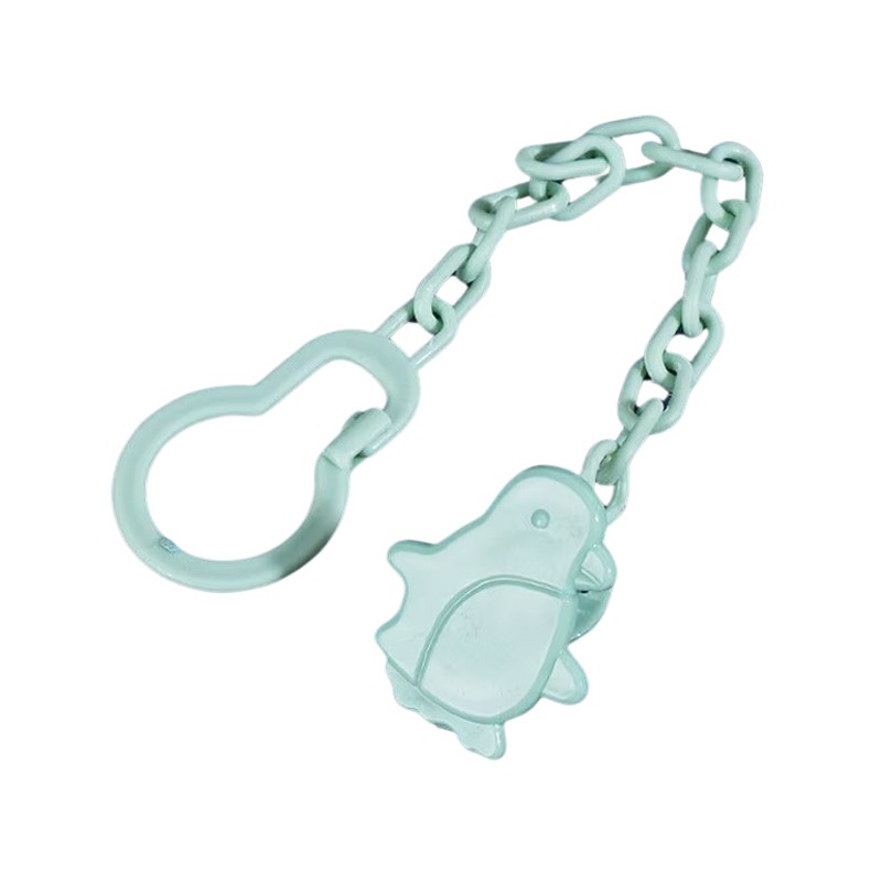 PORTA CHUPETE CLIP PLASTICO CADENA AFIRMADOR COLGANTE - 1