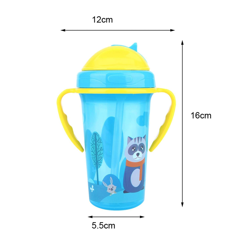VASO ENTRENAMIENTO CON BOMBILLAS ASAS ANTIDERRAMEN BEBE NIÑOS - 3