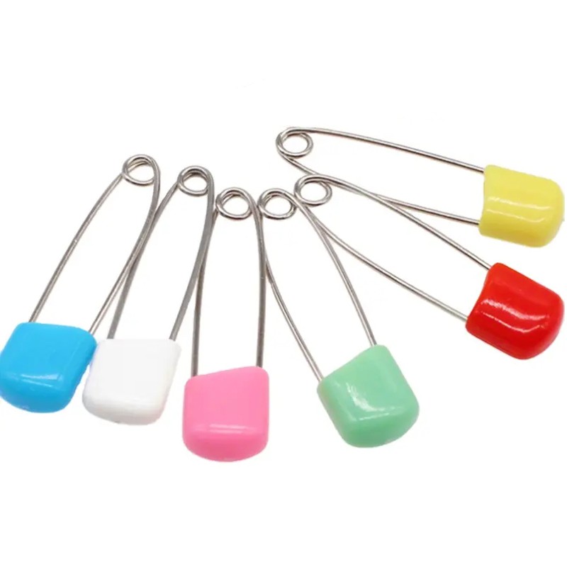 ALFILER DE GANCHO PARA ROPA BEBE PIN IMPERDIBLE PAÑAL GUAGUA - 1