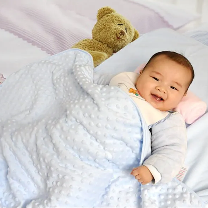 FRAZADA MANTA COBIJA PARA BEBE NIÑO/NIÑA CHIPORRO SHERPA - 3