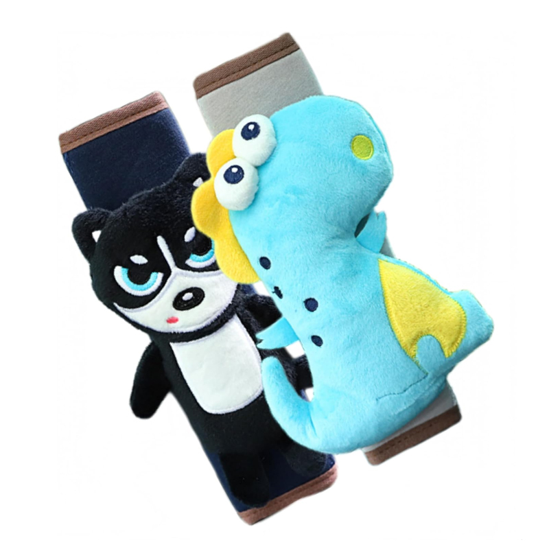 ALMOHADA COJIN PARA CINTURÓN DE SEGURIDAD VIAJE PASEO NIÑOS - 3