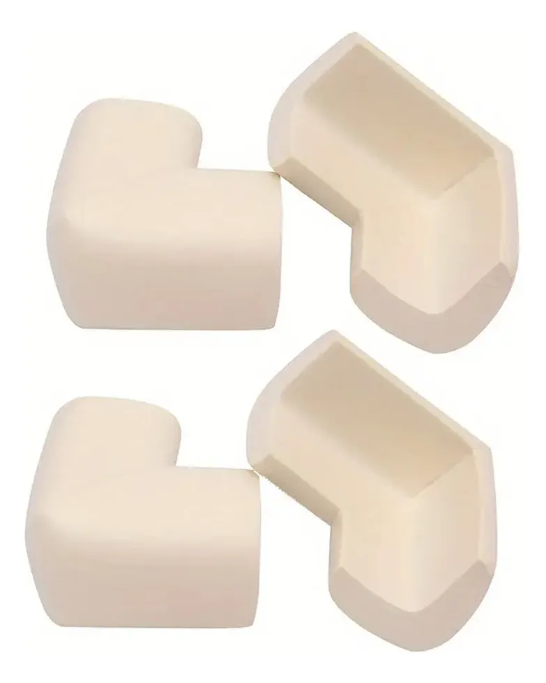 PACK 4 ESQUINEROS BEBE ANTIGOLPES PROTECCION GOMA BORDE MESA - 1
