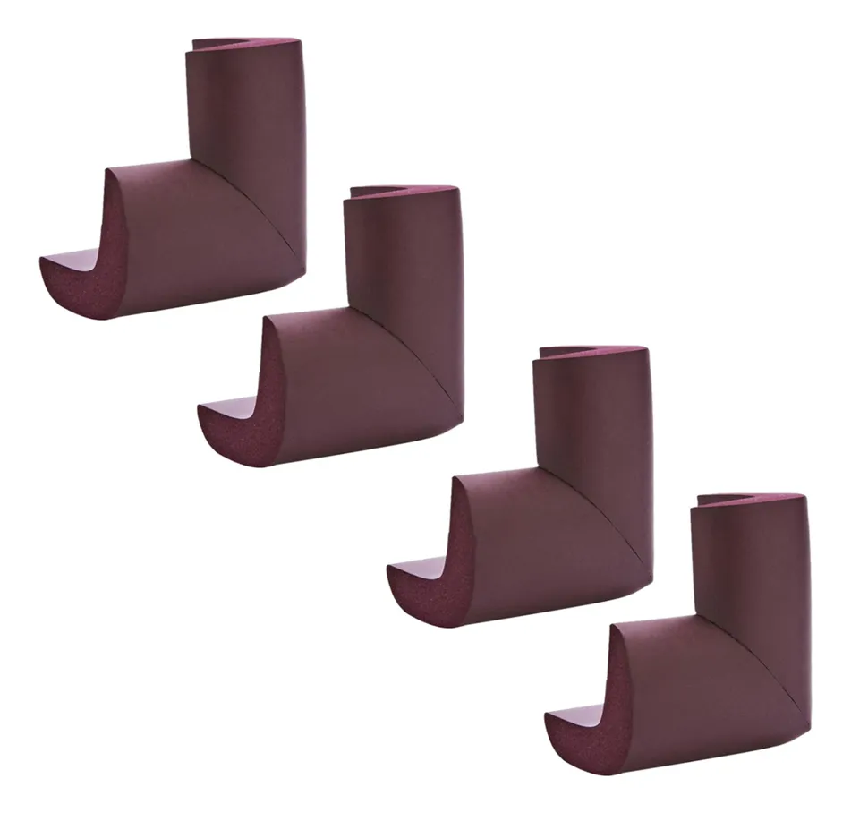 PACK 4 ESQUINEROS BEBE ANTIGOLPES PROTECCION GOMA BORDE MESA - 1