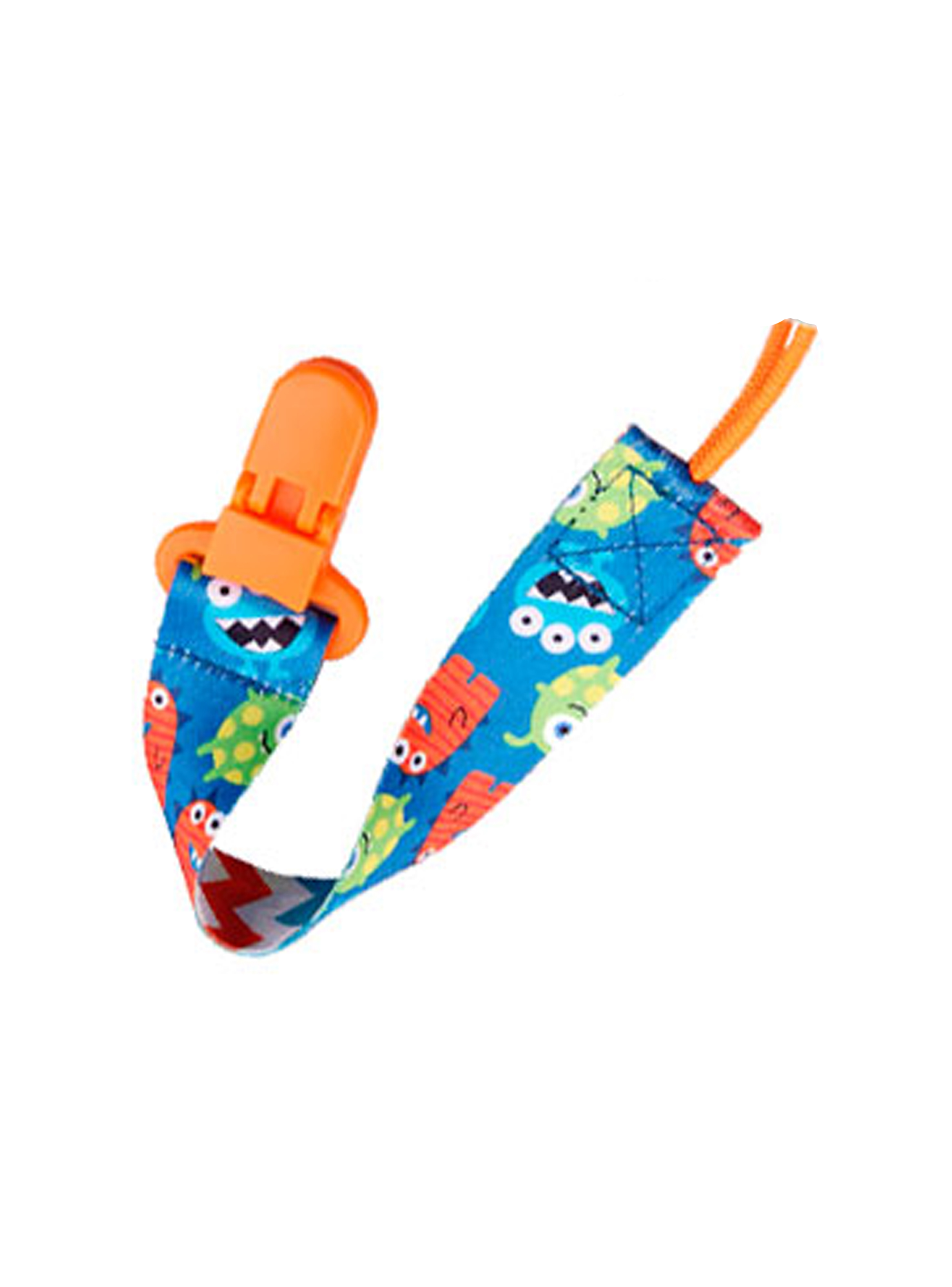 PORTA CHUPETE DE TELA PARA BEBE AFIRMA TETE DE CINTA CLIPS - 1