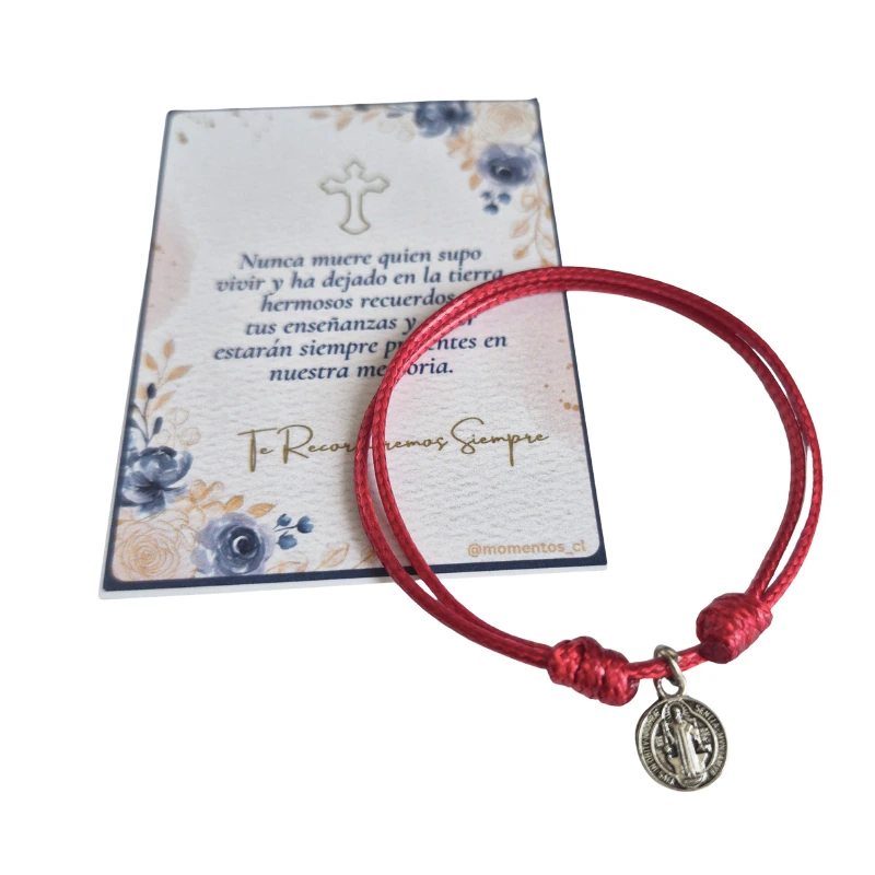 ENCINTADOS RECUERDOS CONDOLENCIAS 12 PULSERAS FALLECIMIENTO - 1